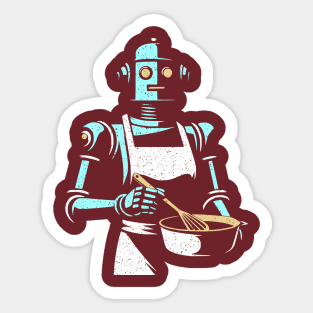 Robot Chef Sticker